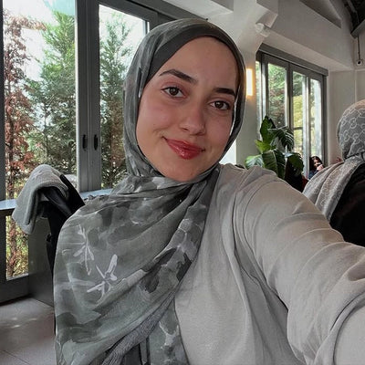 Lizzy Desen Rami Şal Füme