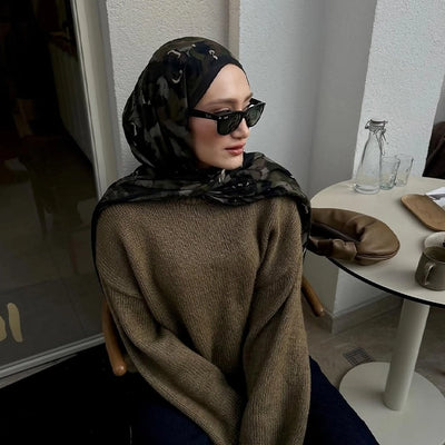 Hope Desen Rami Şal Antrasit