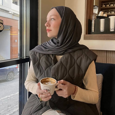 Bambu Penye Şal Duman