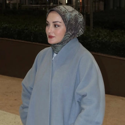 Vera Desen Pamuk İpek Eşarp Acı Kahve