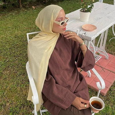 Soft Viskon Şal Tereyağı
