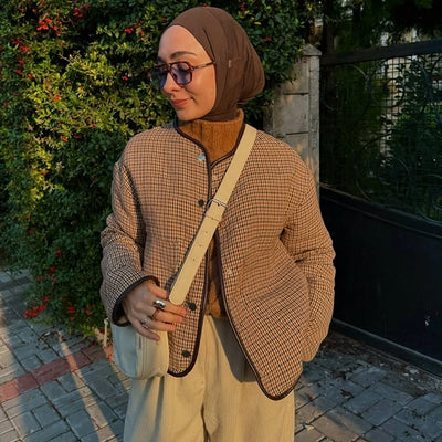 Athletic Hijab Koyu Kahve
