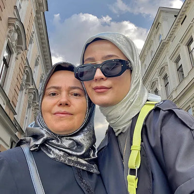 Luxury Shıne Eşarp Beyaz