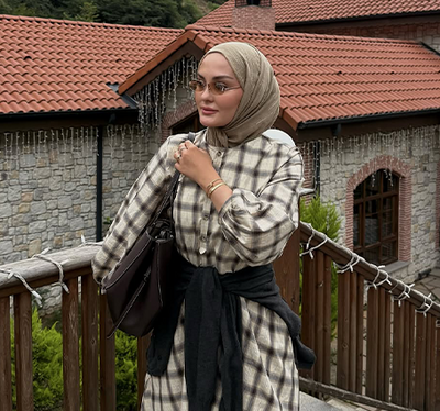 Işıltılı Vual Şal Vizon