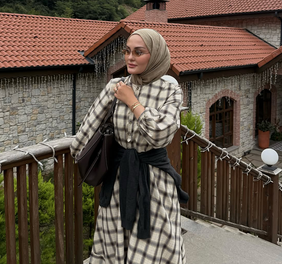 Işıltılı Vual Şal Vizon