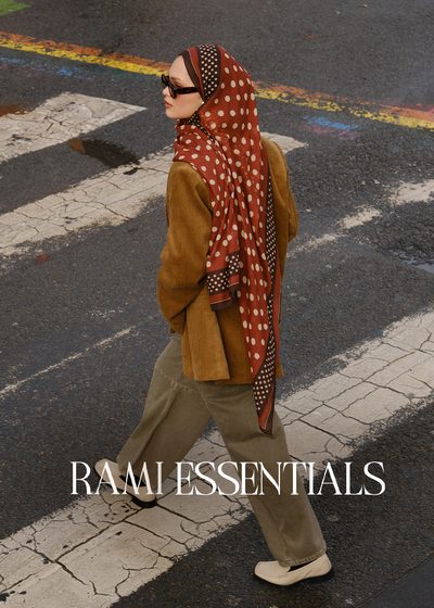 Rami Essentials: Sezonun trend desenleriyle, şehir stiline modern ve renkli bir etki.