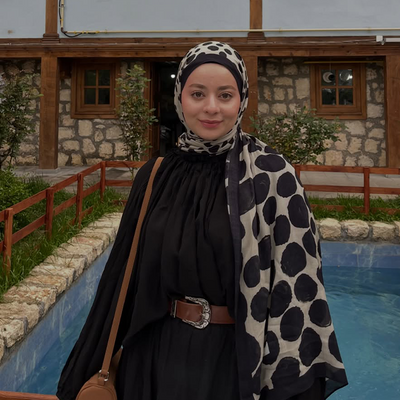 Polka Dots Desen Rami Şal Siyah