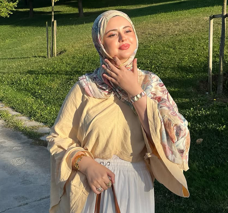 Vintage Garden Desen Rami Şal Tereyağı