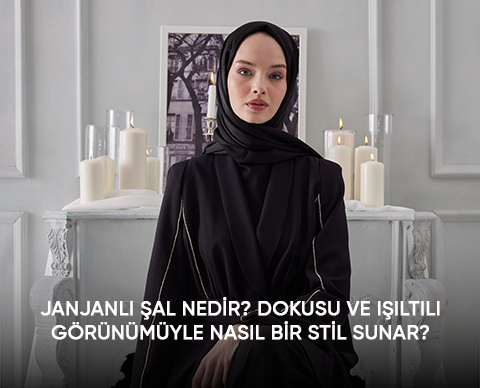 Janjanlı Şal Nedir? Dokusu ve Işıltılı Görünümüyle Nasıl Bir Stil Sunar?