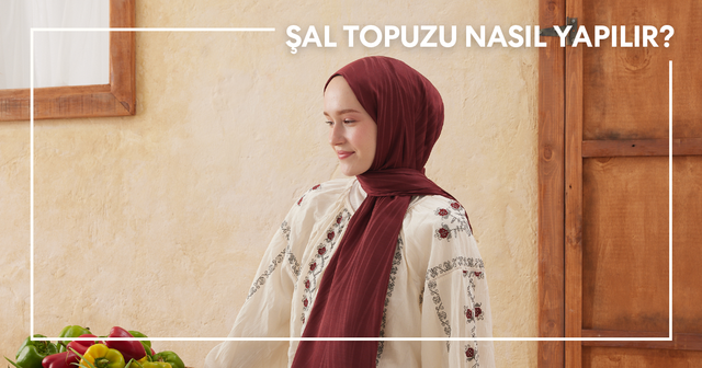 Şal Topuzu Nasıl Yapılır?