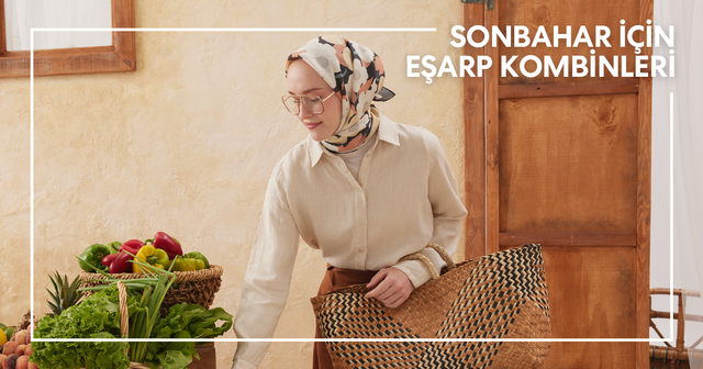 Sonbahar İçin Eşarp Kombinleri