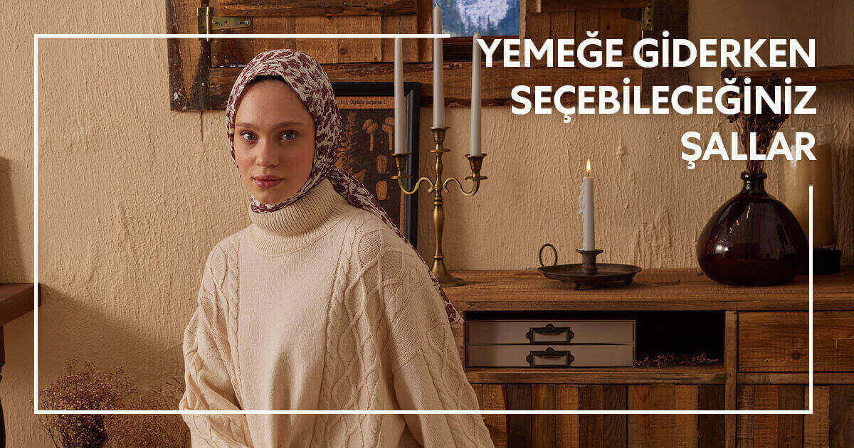 Yemeğe Giderken Seçebileceğiniz Şallar